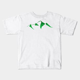 Mountain Green Kids T-Shirt